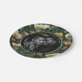 シックなカレリリープレートのための花嫁はパーティー ペーパープレート (アングル)