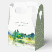 シックなカントリーサイドマウンテンリバーランドスケープ結婚ズ フェイバーボックス (オープン)