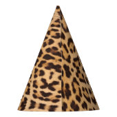 シックなガーリー野生のサファリファッションレオパード パーティーハット (裏面)