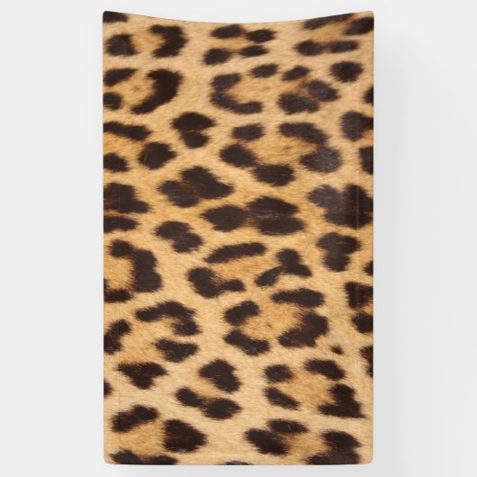 シックなガーリー野生のサファリファッションレオパード 横断幕 (縦)