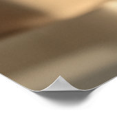 シックなキツネリラックスのスタイル ポスター (角)