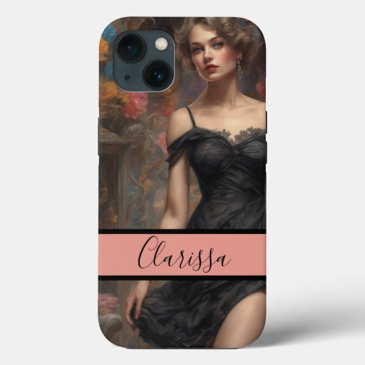 シックなクラシックヴィンテージlbdファッション恋人の選択 Case-Mate iPhoneケース (裏面)