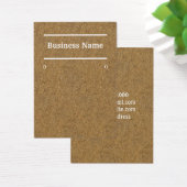 シックなクラフトコルクウッド表示カード (デスク)