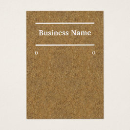 シックなクラフトコルクウッド表示カード