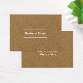 シックなクラフトコルクウッド表示カード (デスク)