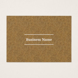 シックなクラフトコルクウッド表示カード