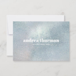 シックなクリスタルブルーガラス真珠玉虹色ギフト