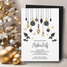 シックなクリスマスオーナメント