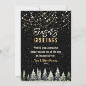 シックなクリスマスツリーのグリッターは新年を明らかにする (正面)