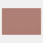 シックなクリスマスメタリックバラ金ゴールドスターブロンズ ラッピングペーパーシート (正面3)