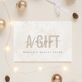 シックなクリーム大理石ソフトカラーニュートラルエレガント