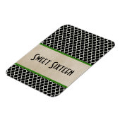 シックなクローバースイート16マグネット、緑 マグネット (左側)