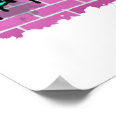 シックなグラフィティデザイン ポスター (角)