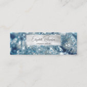 シックなグラムラグジュアリーエレガントジュエリーイヤリングディスプレイ スキニー名刺 (正面)