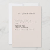 シックなグラムワインビベス 招待状 (裏面)