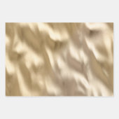 シックなグラム金ゴールドスパークル ラッピングペーパーシート (正面2)