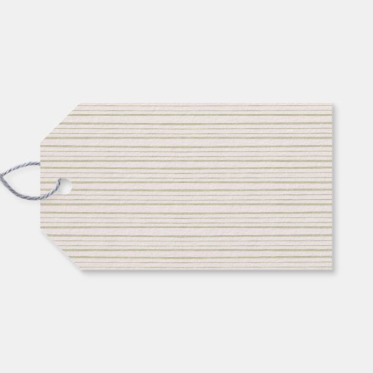 シックなグランドミレニアルコケットクリスマスファミリー ギフトタグ (裏面横)