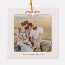 シックなグランドミレニアルコケットクリスマス セラミックオーナメント