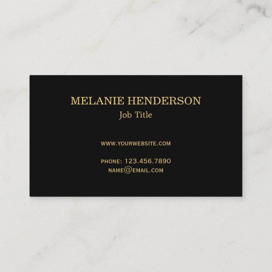 シックなグリッターのきらきら光るな金ゴールドの赤のプロフェッショナル 名刺 (裏面)