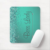 シックなグリティートルキオースパーソナライズされたボスレディ マウスパッド (マウス)