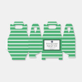 シックなグリーンとネイビーハングオーバーレリーフ、 浮き彫りキットの好意ボックス フェイバーボックス (折り畳みなし)