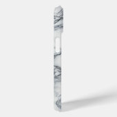 シックなグレーとホワイトの大理石調ゴージャスデザイン Case-Mate iPhoneケース (裏面 / 右)