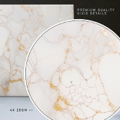 シックなグレーと金ゴールドフェイクマーブルタイルプリント タイル