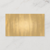 シックなグレーと金ゴールド結婚の情報カード エンクロージャーカード (裏面)