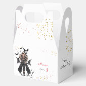 シックなグレームゴシックホラーの女の子誕生日パーティー フェイバーボックス (オープン)