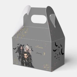 シックなグレームゴシックホラーの女の子誕生日パーティー フェイバーボックス