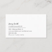 シックなゲートプロフェッショナルホログラフィックビジネス 名刺 (裏面)