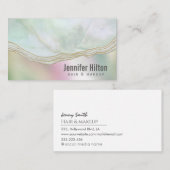 シックなゲートプロフェッショナルホログラフィックビジネス 名刺 (正面/裏面)