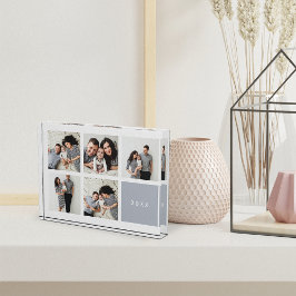 シックなコラージュ |年記念フォトブロック フォトブロック