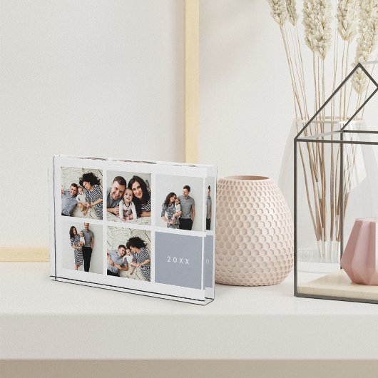 シックなコラージュ |年記念フォトブロック フォトブロック