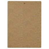 シックなコルクウッド クリップボード (裏面)