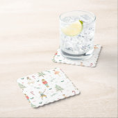 シックなザくるみクラッカーバレエメリークリスマスパーティー ペーパーコースター (インサイチュ)