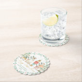 シックなザくるみクラッカーバレエメリークリスマスパーティー ペーパーコースター (インサイチュ)