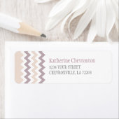 シックなシェブロン ラベル (インサイチュ)