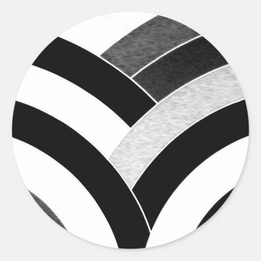 シックなシモダンボスタイリッシュロン ラウンドシール (正面)