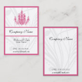 シックなシャンデリアの名刺 名刺 (正面/裏面)