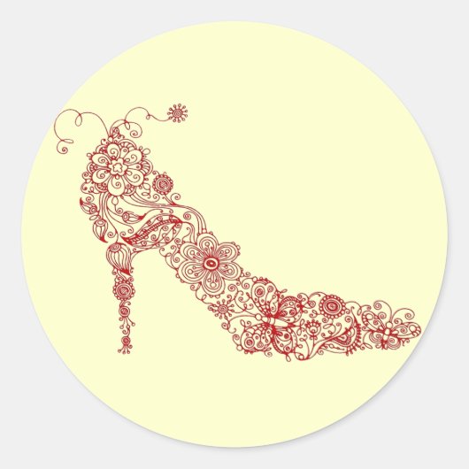 シックなシューズ~シール ラウンドシール (正面)