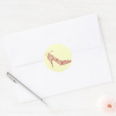 シックなシューズ~シール ラウンドシール (封筒)