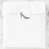 シックなシューズ~シール ラウンドシール (バッグ)