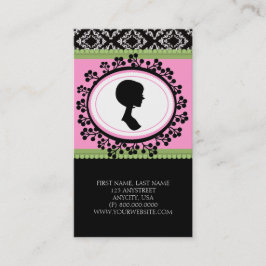 シックなシルエットの名刺 名刺