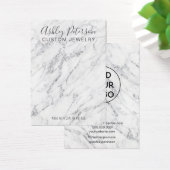 シックなシルバーグリッターマーブルラグジュアリーイヤリングディスプレイ (デスク)