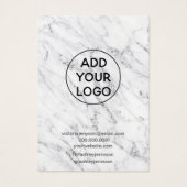 シックなシルバーグリッターマーブルラグジュアリーイヤリングディスプレイ (裏面)