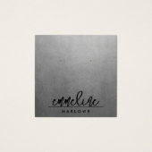 シックなシルバーミニマルモダンブラックイヤリングジュエリー (正面)