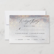 シックなシルバー金ゴールドグリッターウォーターカラーラグジュアリー結婚ズ