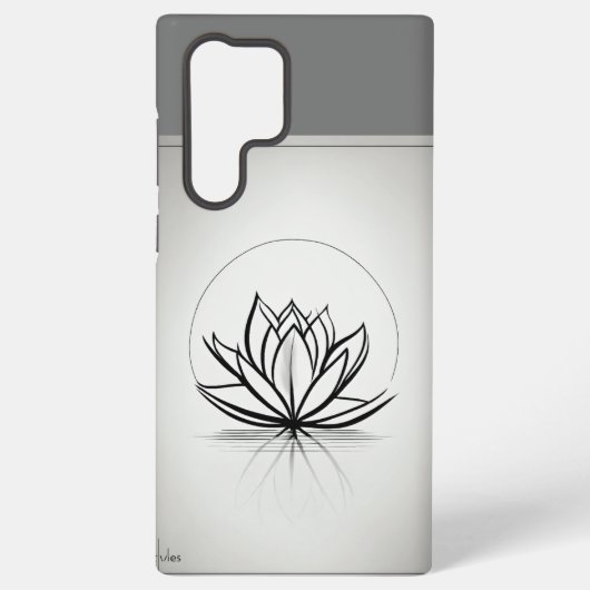 シックなシールド:ファッショナブルな電話ケース SAMSUNG GALAXYケース (裏面)