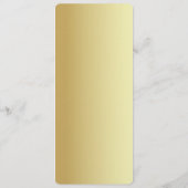 シックなスキニーカスタムウェディングメニュー メニュー (裏面)